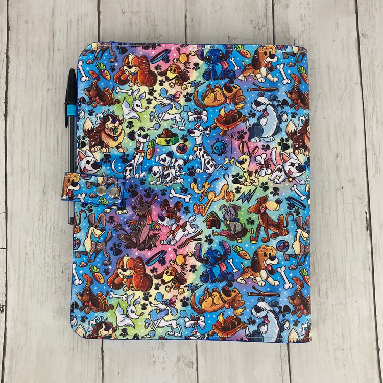 Vinyl Planner Holder ("Disnay" Dogs)