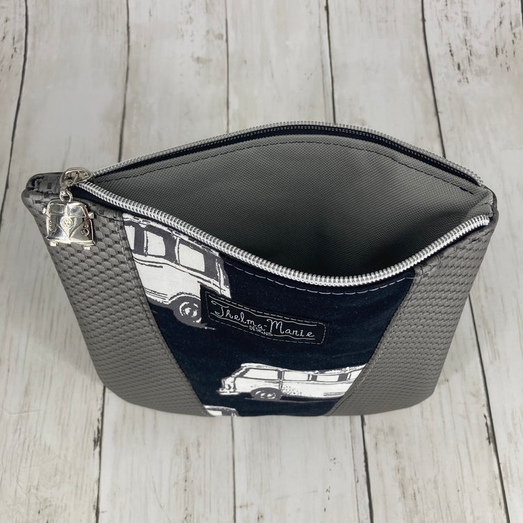 Trash to Treasure Pouch (VW Bus, Silver)