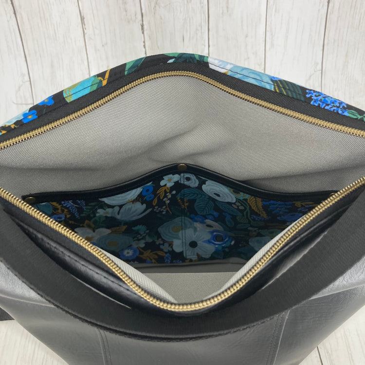 Krystal Convertible Bag (Floral/Black)