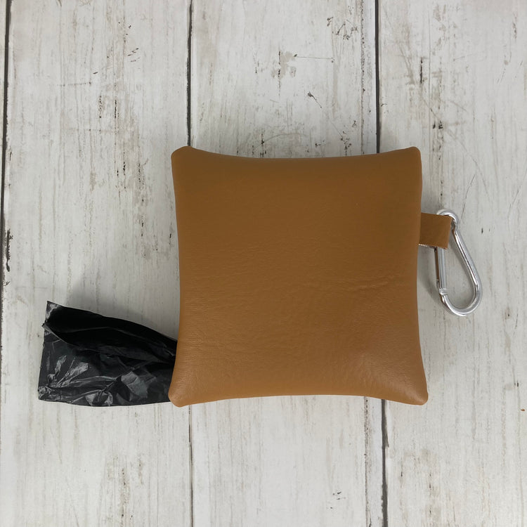 Dog Poo Bag Holder (Jack Russell Terrier, Brown/Beige)