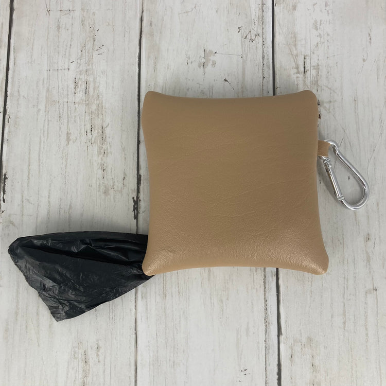 Dog Poo Bag Holder (Yorkie, Brown/Brown)