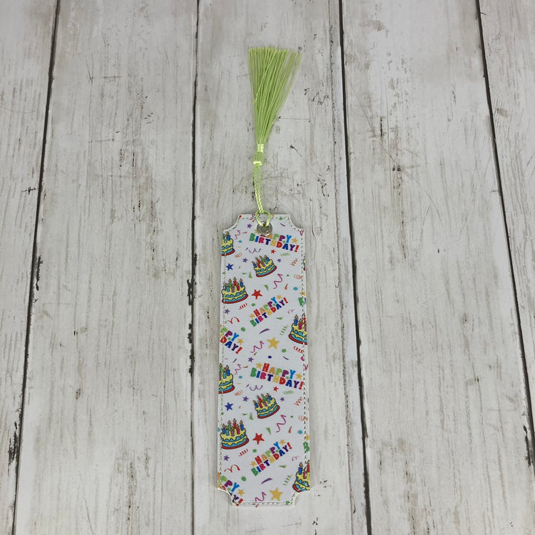 Bookmark (Happy Birthday, Lime)