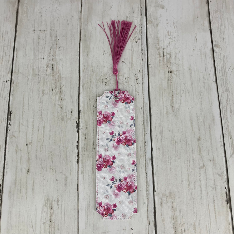Bookmark (Rose Floral, Pink)