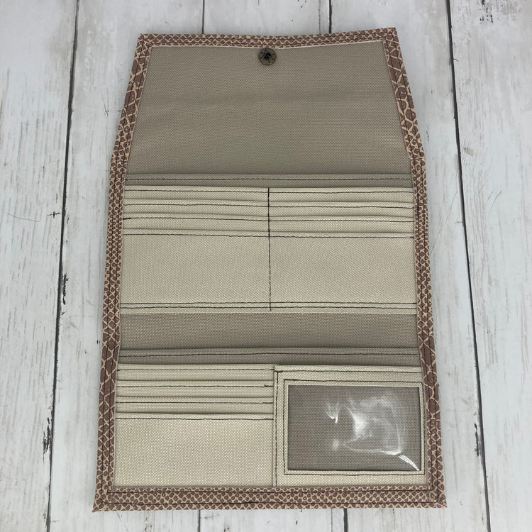Architect Ladies Wallet (Brown/Tan Snake Skin)