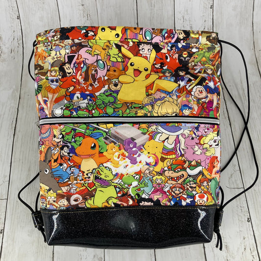 Begonia Drawstring Backpack (80s/90s Kids)