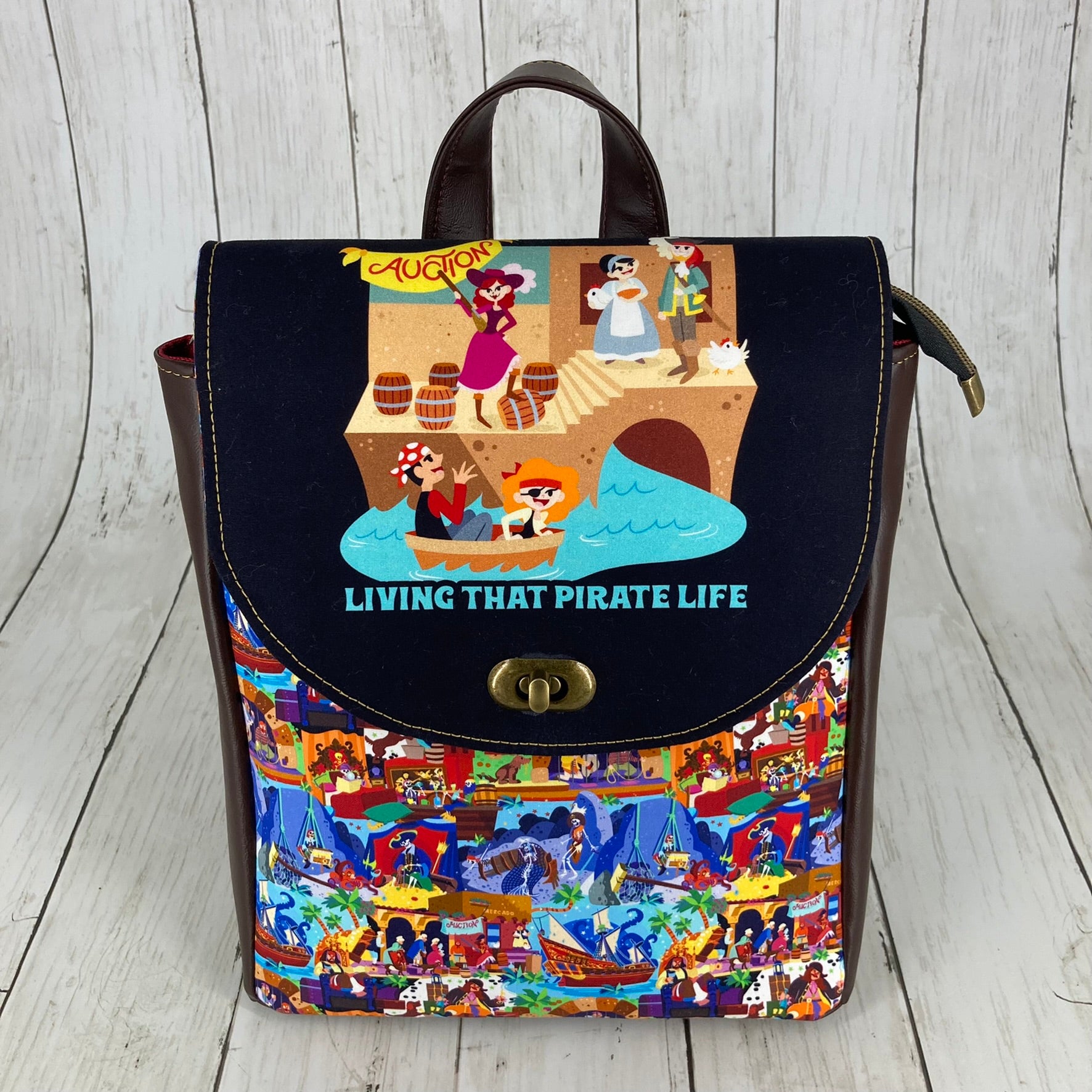 Karvi Mini Backpack (Themepark Pirates) – Thelma Marie Designs