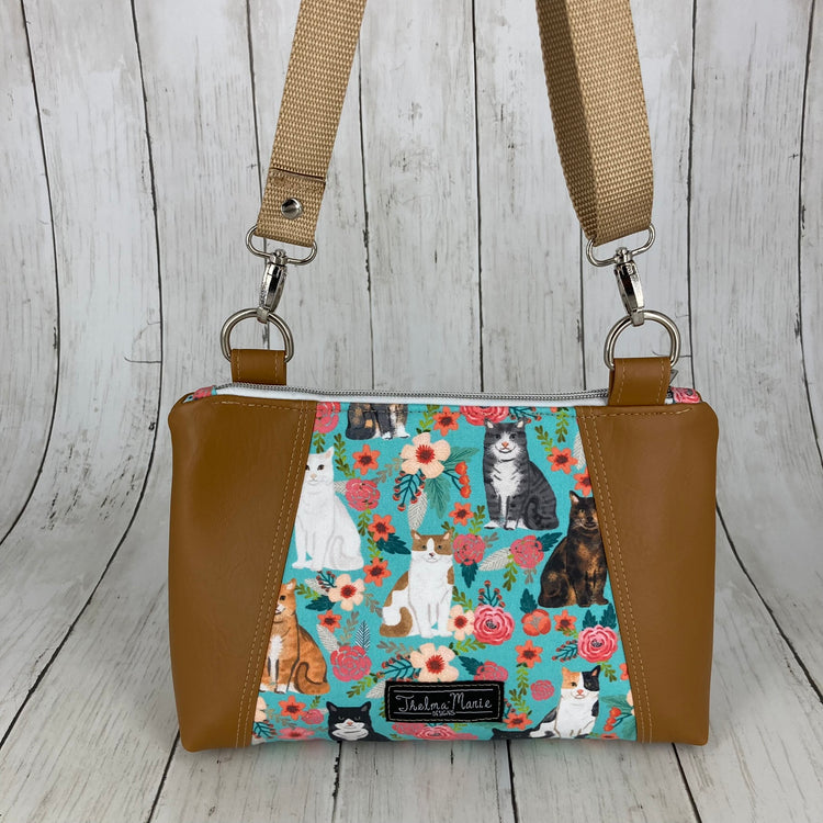 Sunshine Crossbody Purse (Cats)