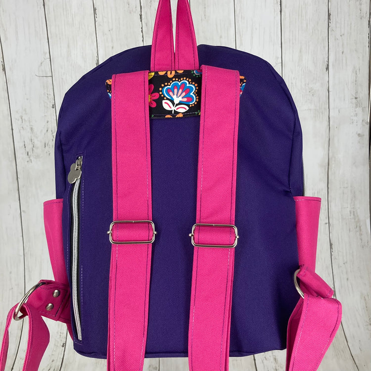 Parachute Knapsack - Large (Mouse/Purple/Pink)