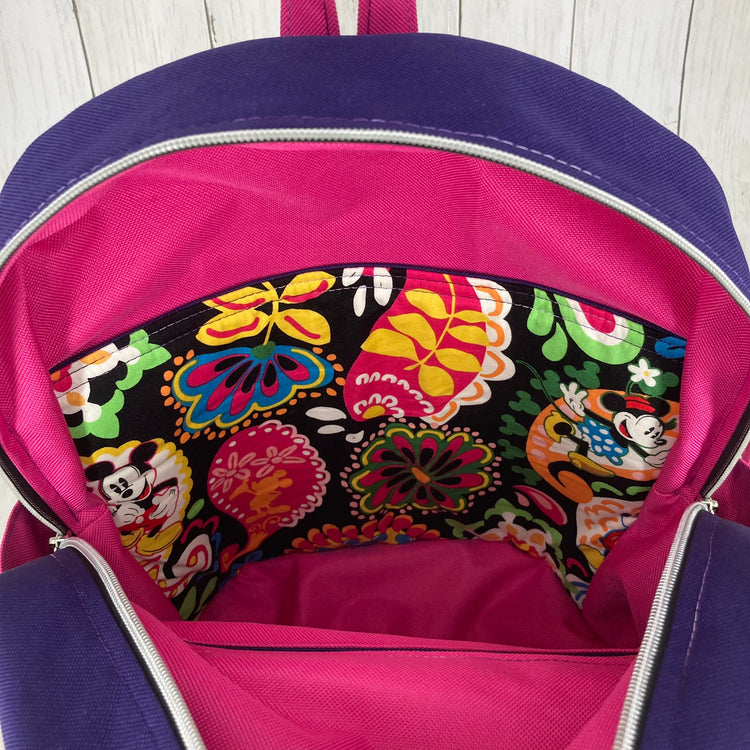 Parachute Knapsack - Large (Mouse/Purple/Pink)