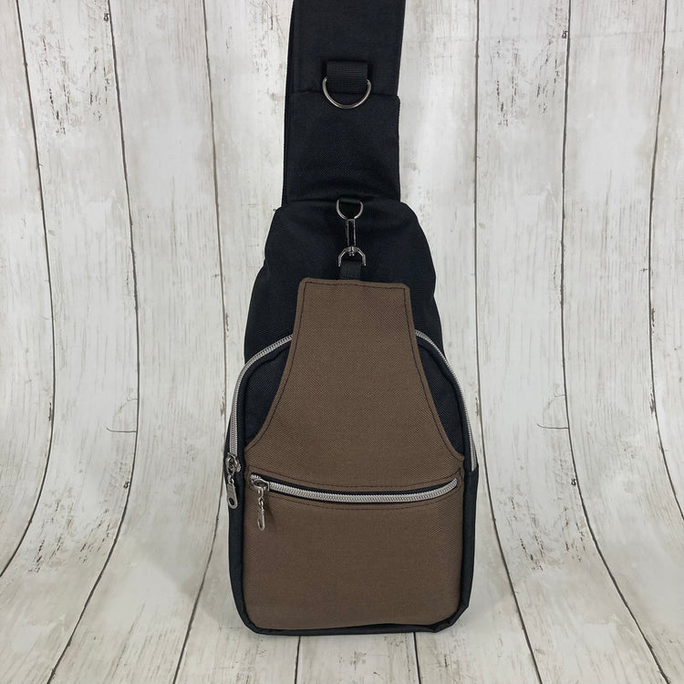 Retro Sling (Black & Brown)