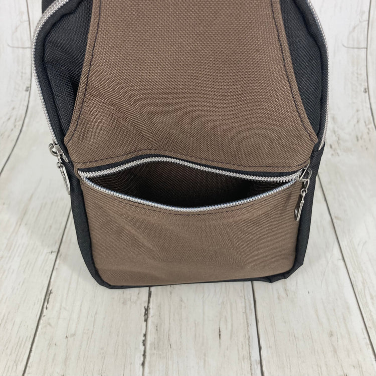 Retro Sling (Black & Brown)