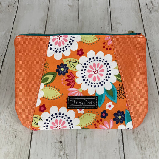 Sunshine Pouch (Flowers, Orange)