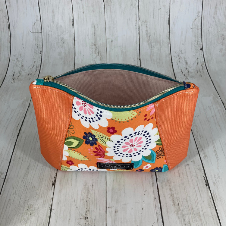 Sunshine Pouch (Flowers, Orange)