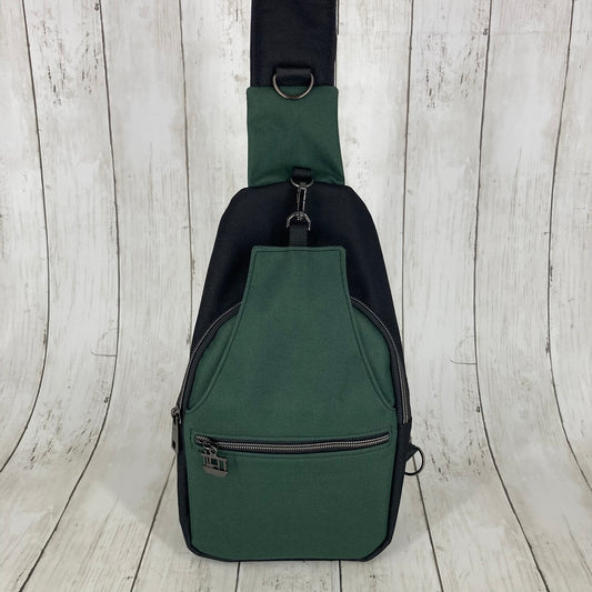 Retro Sling (Black & Green, Tiki)