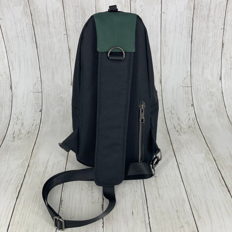 Retro Sling (Black & Green, Tiki)