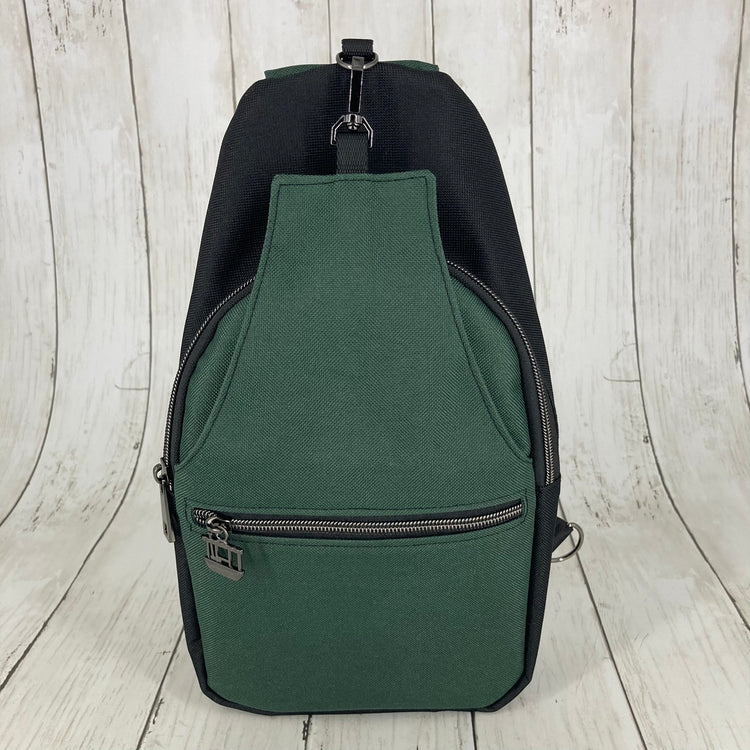 Retro Sling (Black & Green, Tiki)