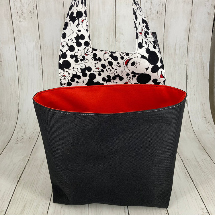 Car Trashcan Bag (Mr. Mouse, Black/Red)