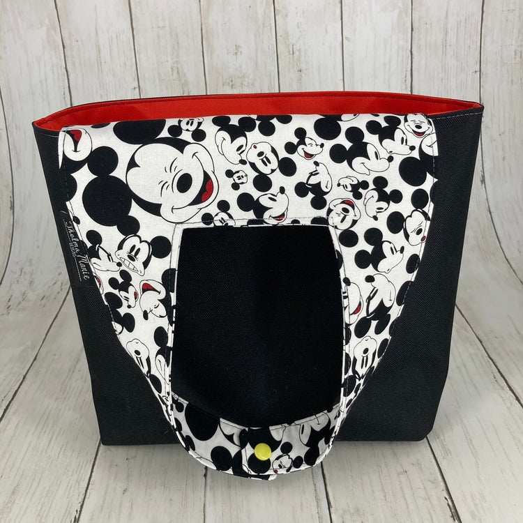 Car Trashcan Bag (Mr. Mouse, Black/Red)