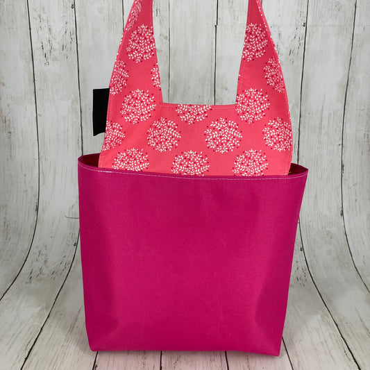 Car Trashcan Bag (Floral, Pink)