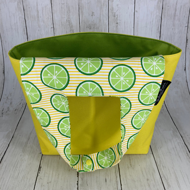 Car Trashcan Bag (Limes, Green)