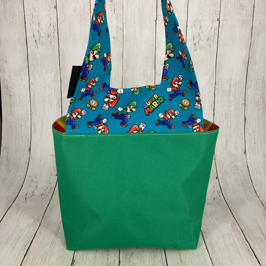 Car Trashcan Bag (Super Mario, Blue/Green/Yellow/Red)