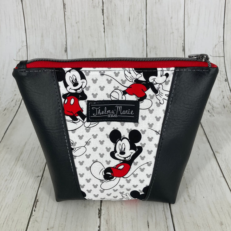 Trash to Treasure Pouch (Mr. Mouse, Black/Red)