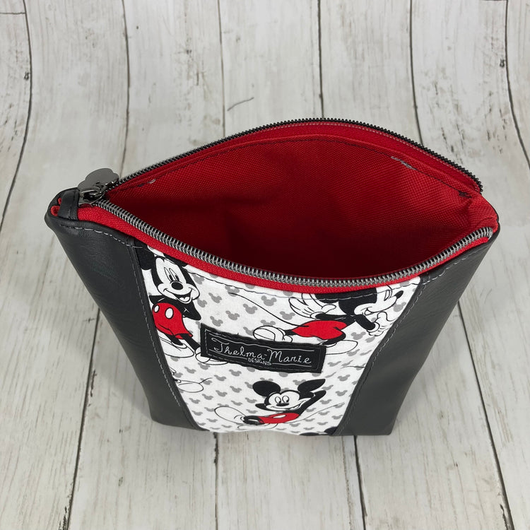 Trash to Treasure Pouch (Mr. Mouse, Black/Red)