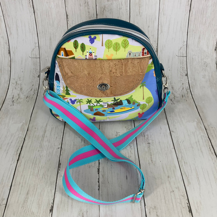 Betsy Bowler Bag (Theme Park Lands, Teal)