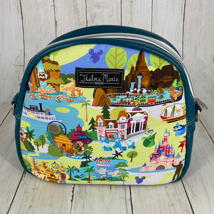 Betsy Bowler Bag (Theme Park Lands, Teal)