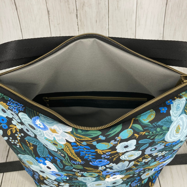 Krystal Convertible Bag (Floral/Black)