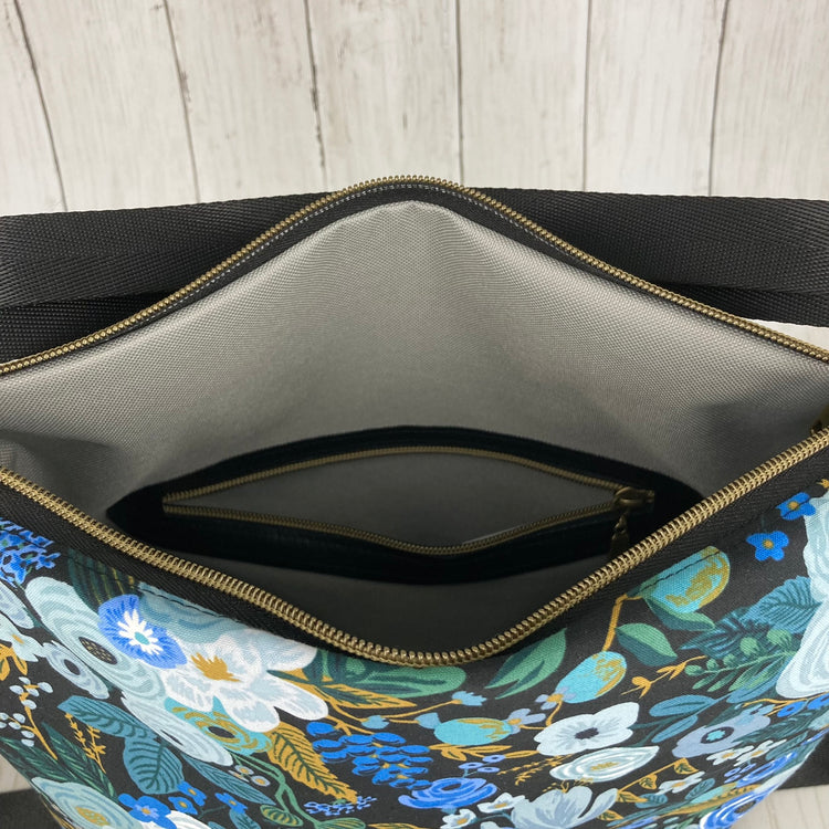 Krystal Convertible Bag (Floral/Black)