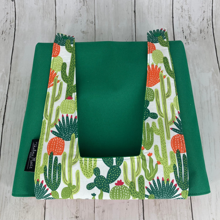 Car Trashcan Bag (Cacti, Green/Orange)