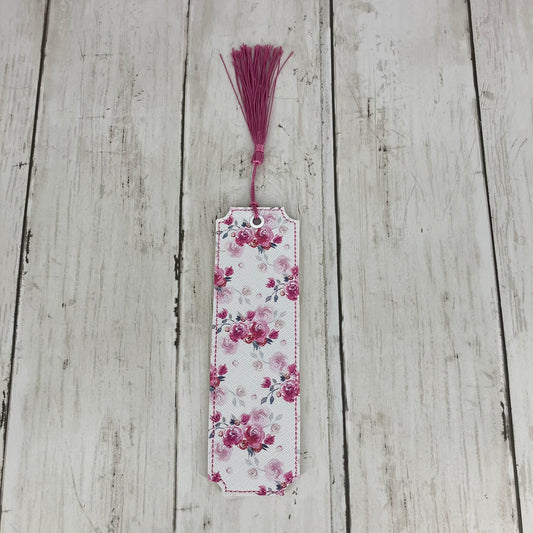 Bookmark (Rose Floral, Pink)
