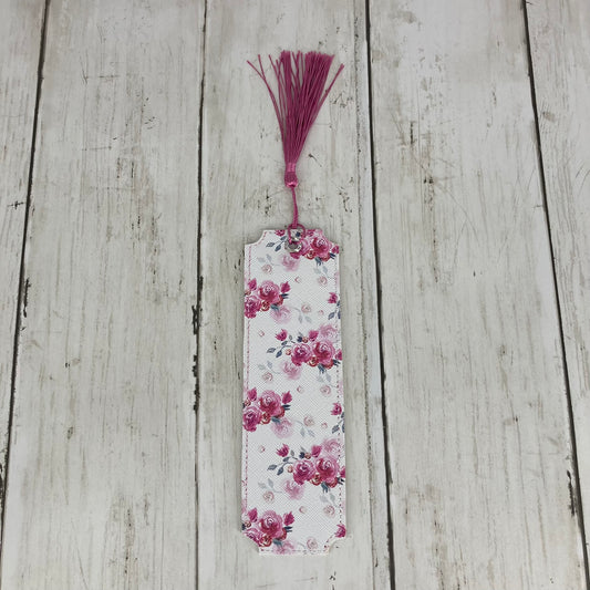 Bookmark (Rose Floral, Pink)