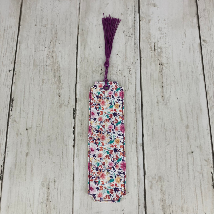 Bookmark (Floral, Purple)