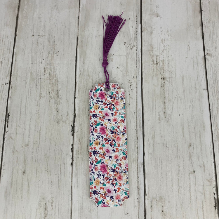 Bookmark (Floral, Purple)