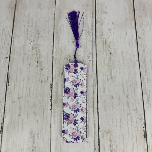 Bookmark (Floral, Purple)