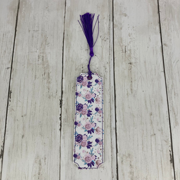 Bookmark (Floral, Purple)