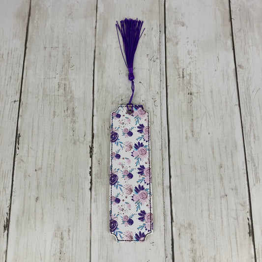 Bookmark (Floral, Purple)