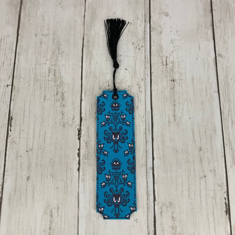 Bookmark (Haunted House Wallpaper, Black)