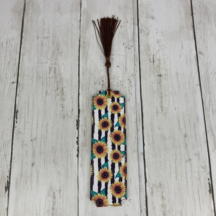 Bookmark (Sunflowers, Brown)