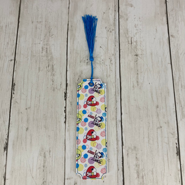 Bookmark (Snoopy/Woodstock, Blue)