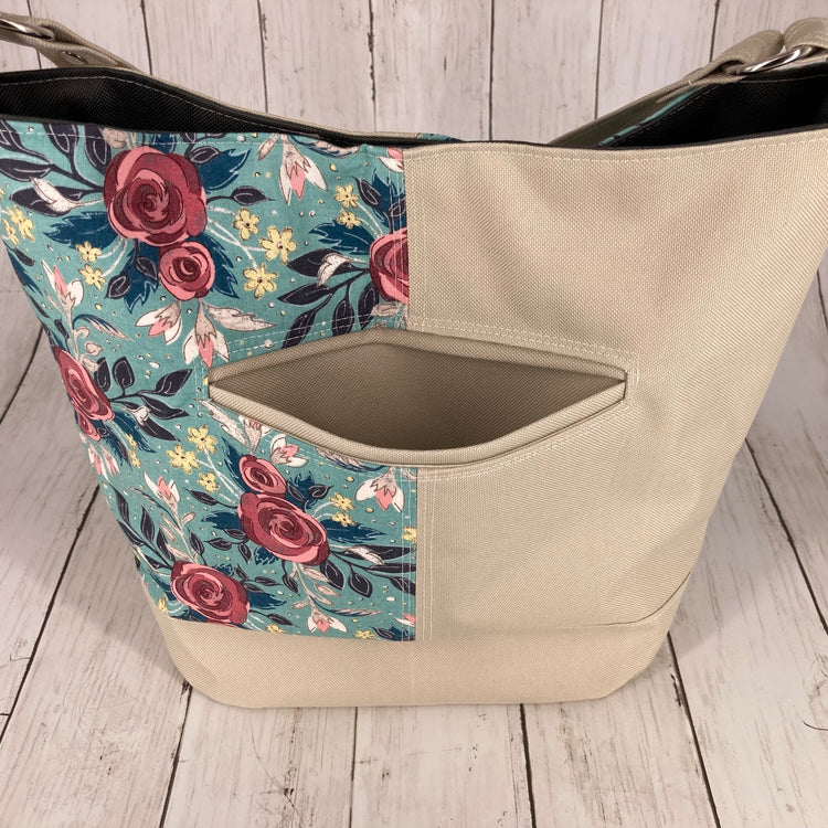 Bonnie Bucket Bag (Rose/Floral)