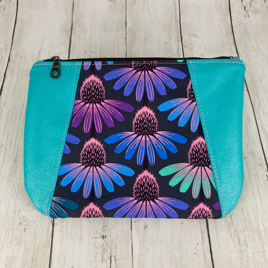 Sunshine Pouch (Thistle, Turquoise)