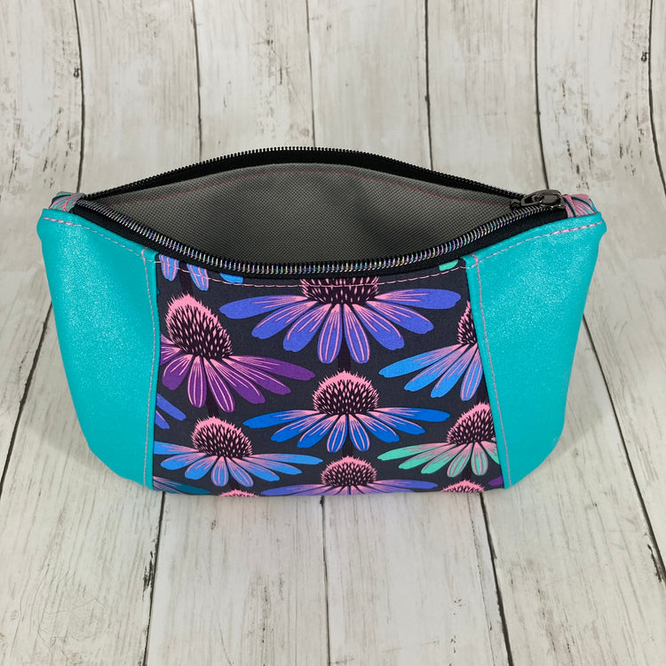 Sunshine Pouch (Thistle, Turquoise)