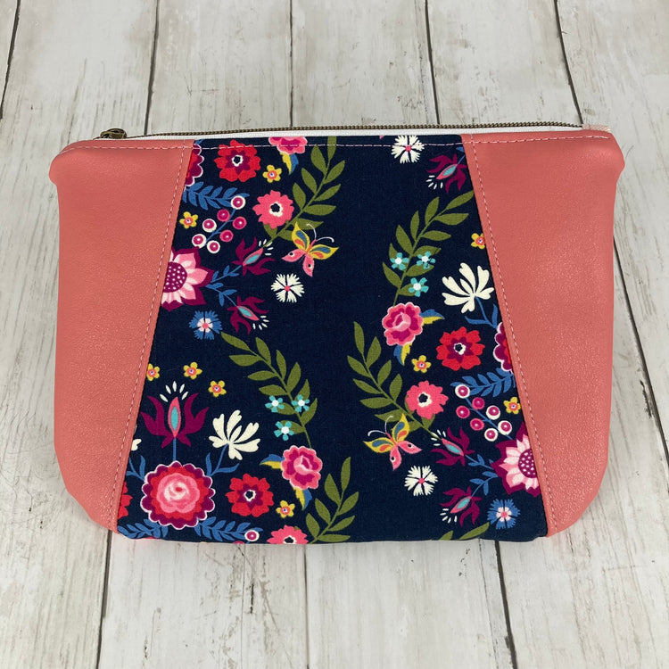 Sunshine Pouch (Floral, Pink)