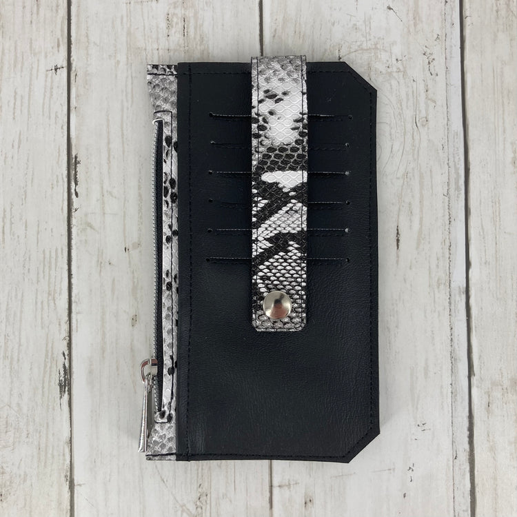 Purse Pal (B&W Snakeskin, Narrow Strap)